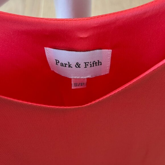 Burnt Orange Park & Fifth Tiered Midi Dress - Picture 5 of 7